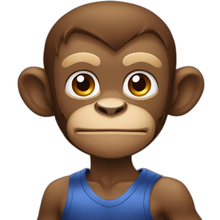 Monkey boxe emoji