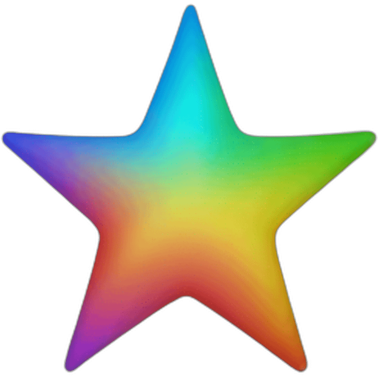 rainbow star emoji