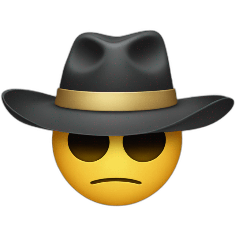 Hat with dollar symbol emoji