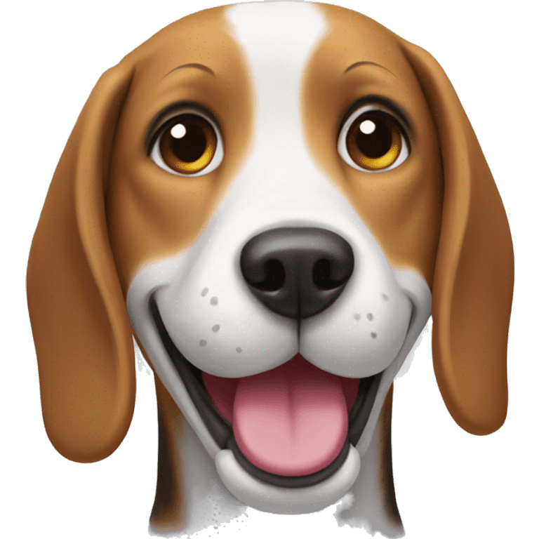 beagle smiling  emoji