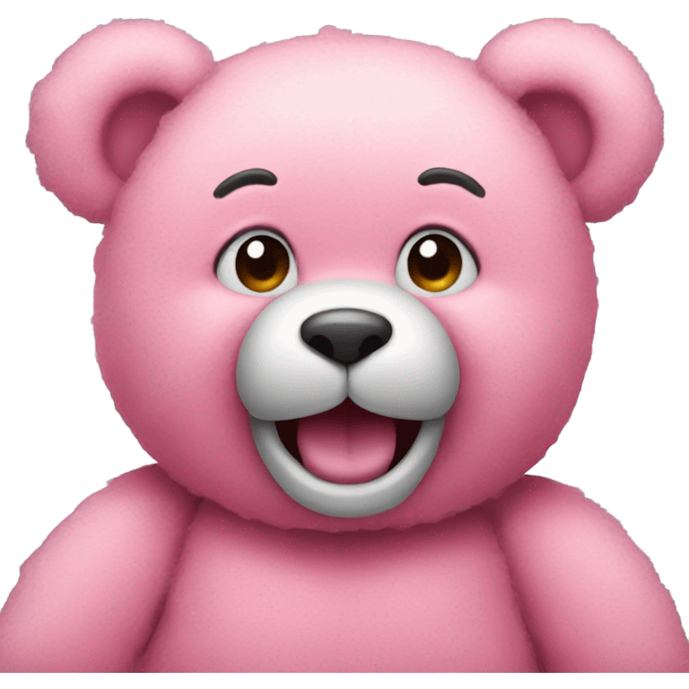 pink teddy bear emoji