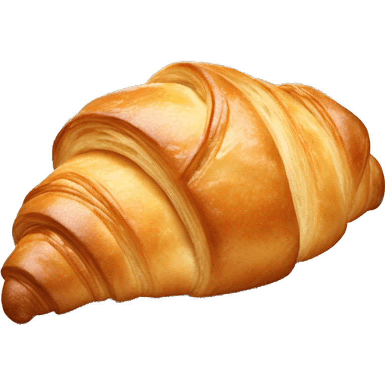 Croissant with almond topping emoji