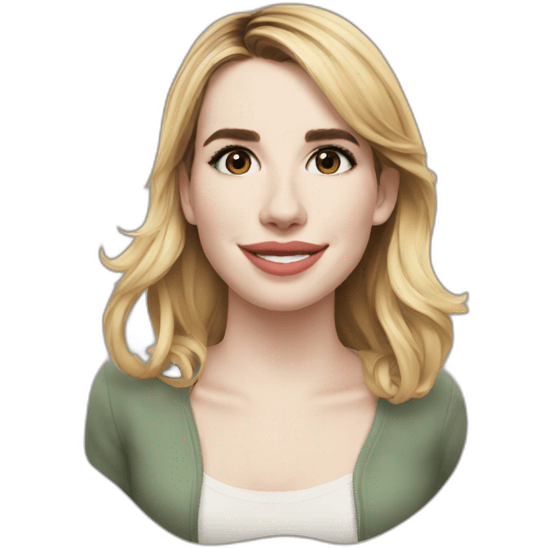 emma roberts emoji