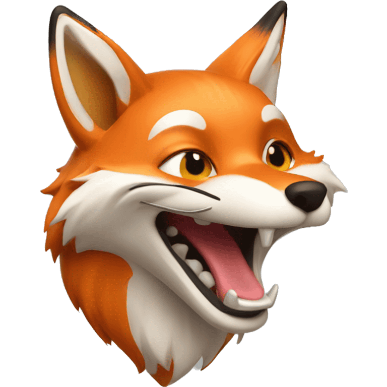 male fox 3575b, laughing emoji