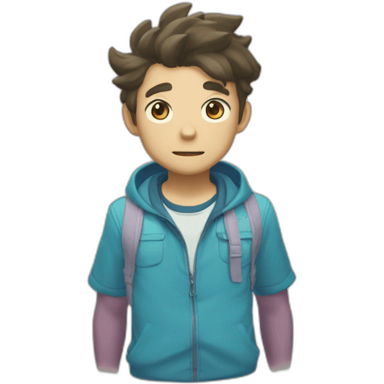 Nathan in yo kai watch emoji