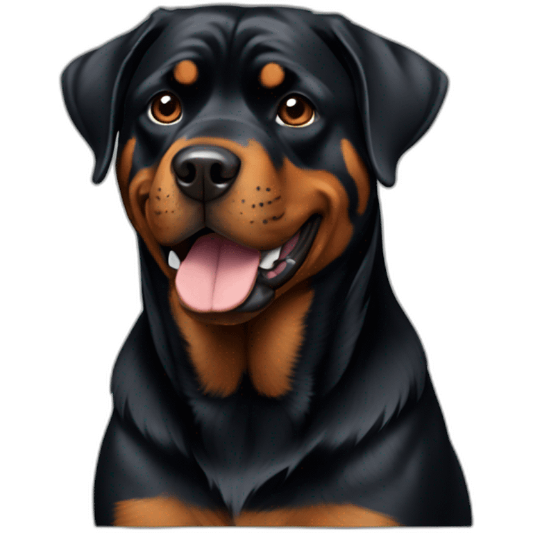 Rottweiler dog emoji