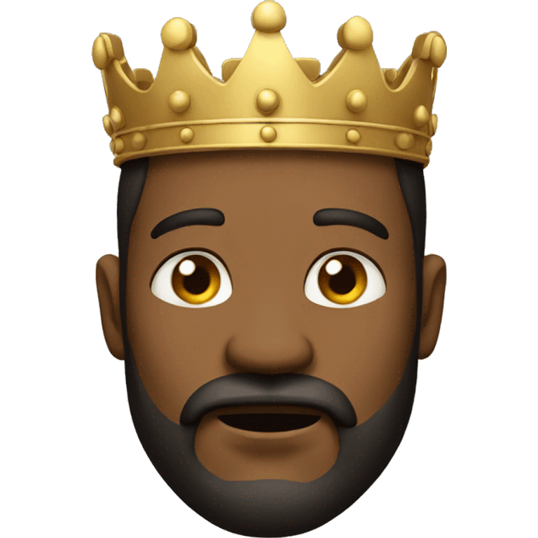 n induan king sitted in attitude emoji