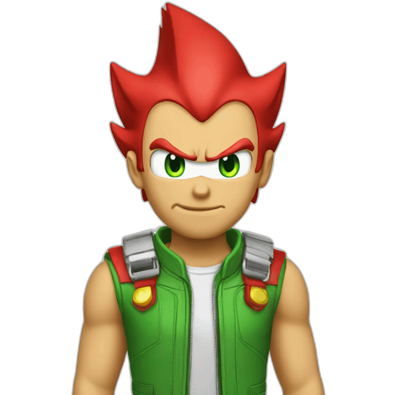 Sonic Green red  emoji