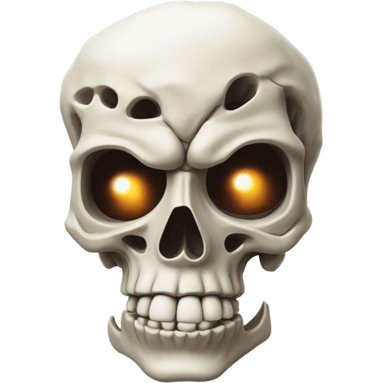 skeleton mind explodin emoji