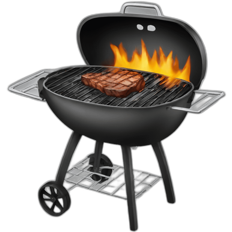 grilling barbecue steak emoji