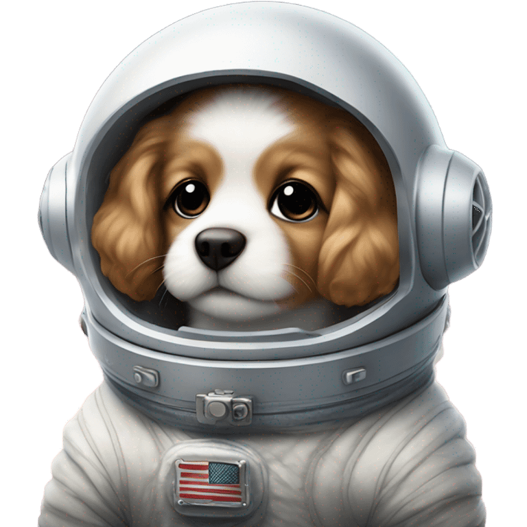 Puppy astronaut  emoji