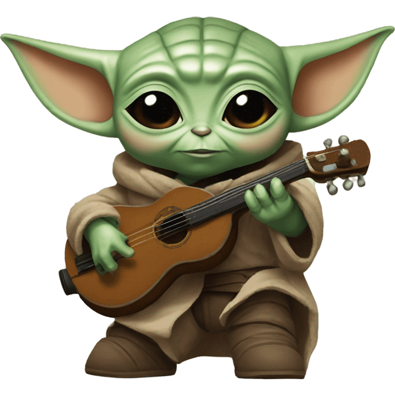 Baby yoda and mandolorian  emoji