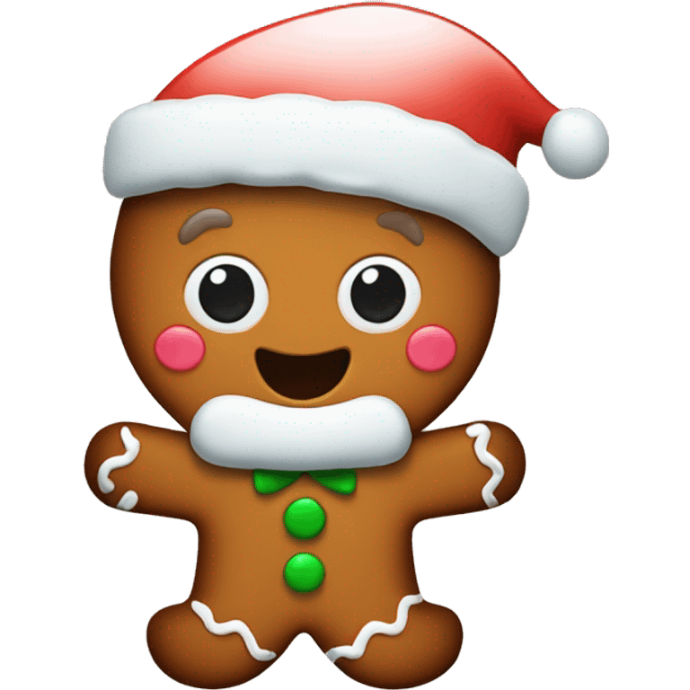 Christmas gingerbread  emoji