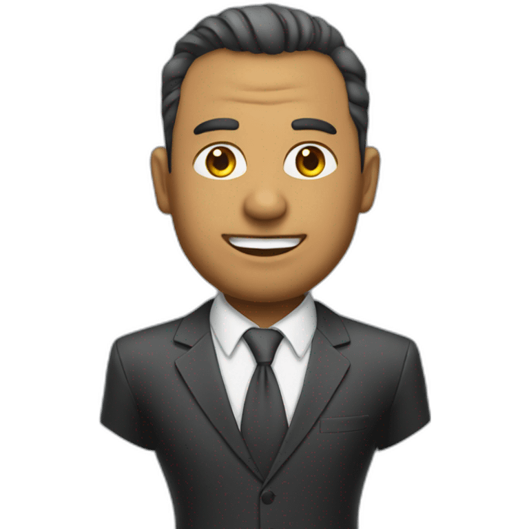 CEO in costum make sport emoji