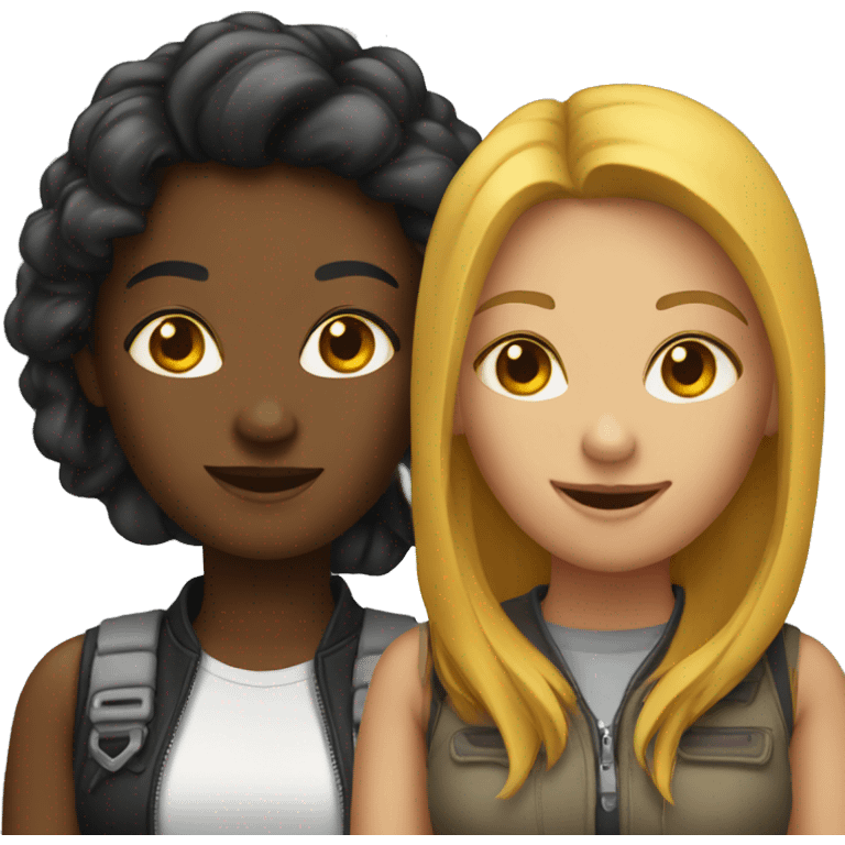 two tech girls emoji