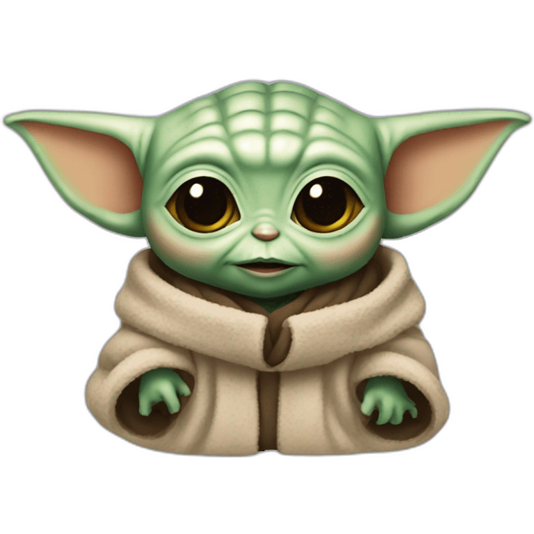 Baby yoda noel emoji