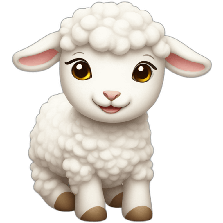 cute lamb emoji