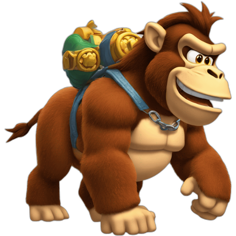 Donkey-Kong-embrasse-Bowser emoji