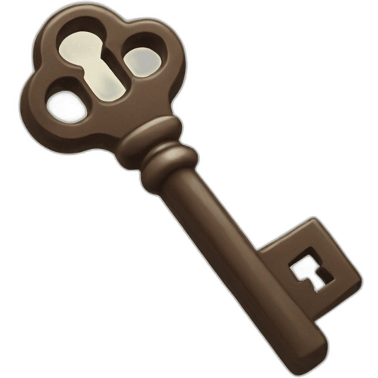 key shaped like Y emoji