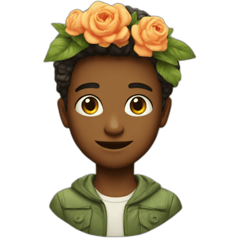 flower boy emoji