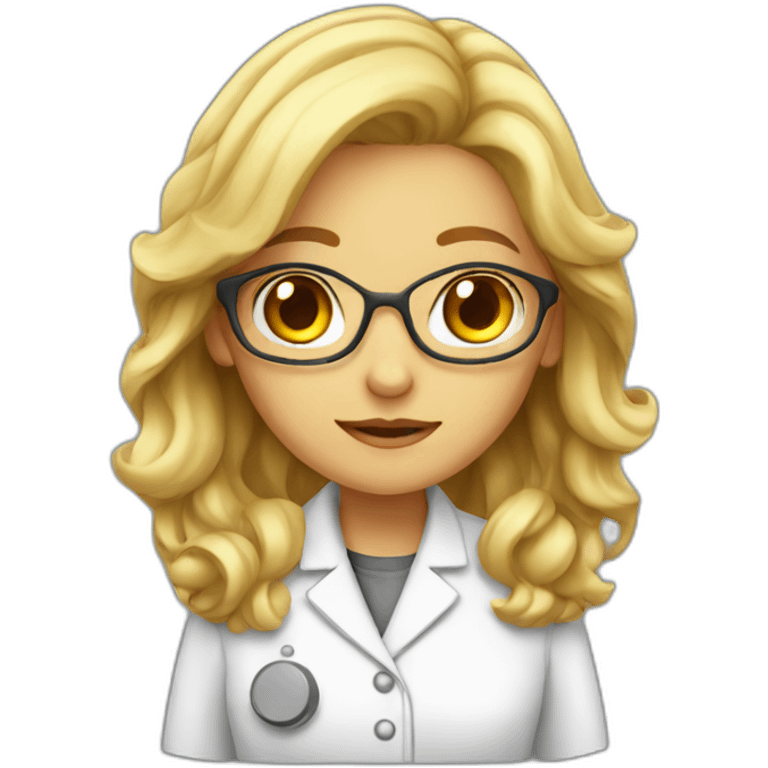 Chemist girl emoji