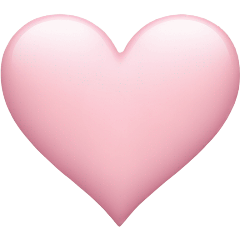 Light pink heart emoji