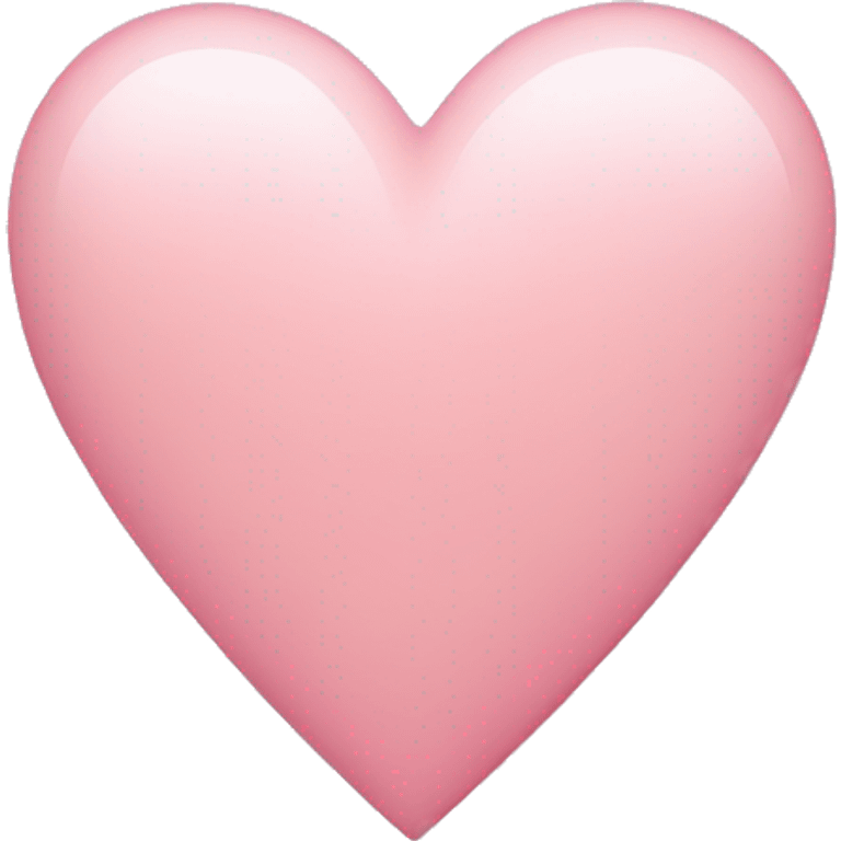 light pink heart  emoji