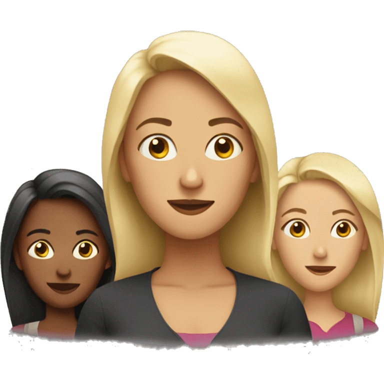 Three women  emoji