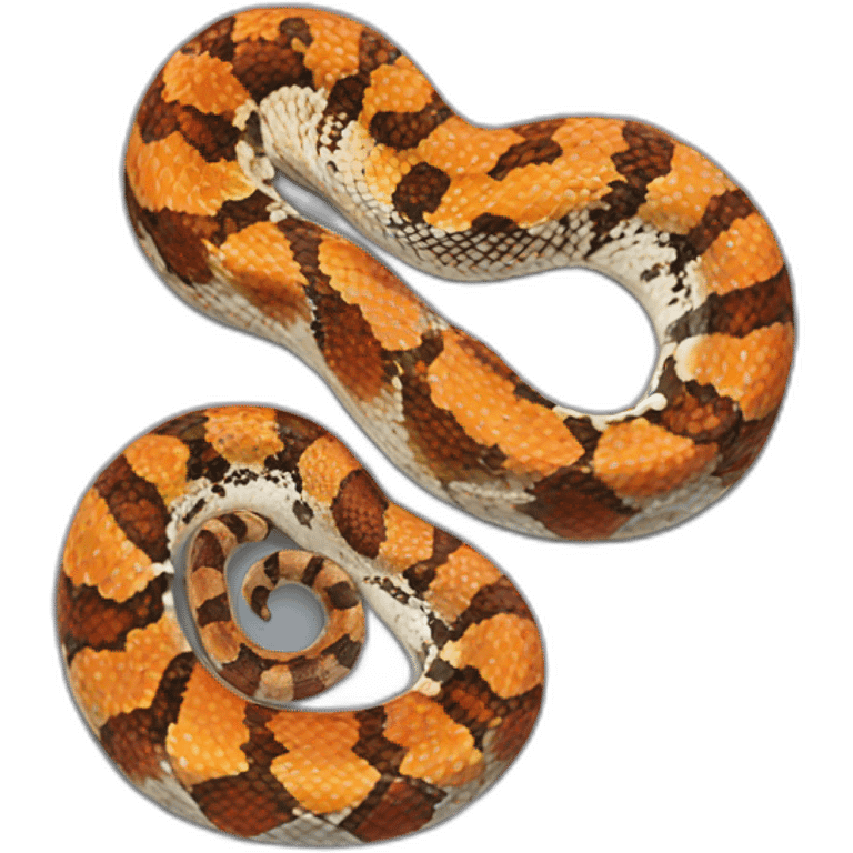 Rainbow boa  emoji