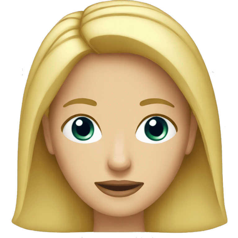 female blonde teacher emoji