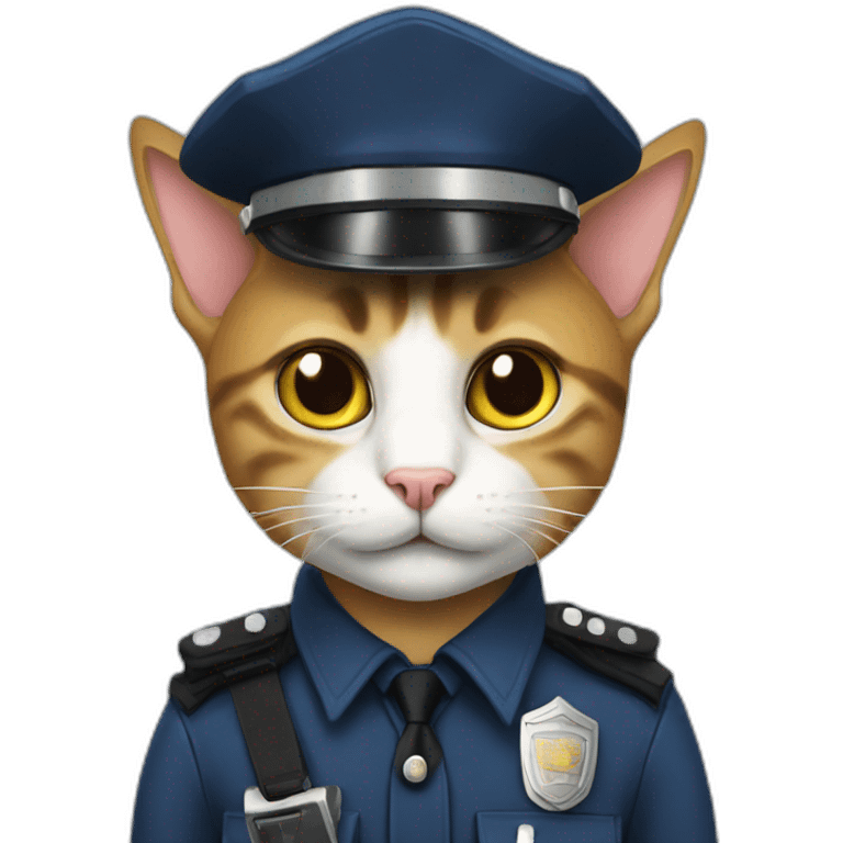 cat cop emoji