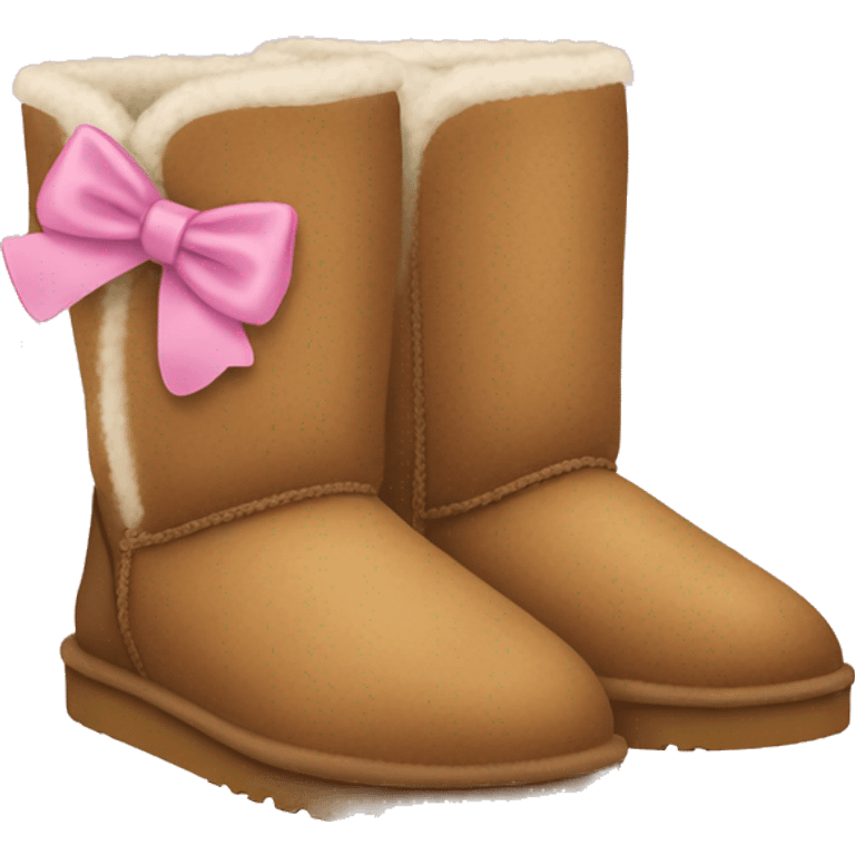 Uggs with little bows emoji