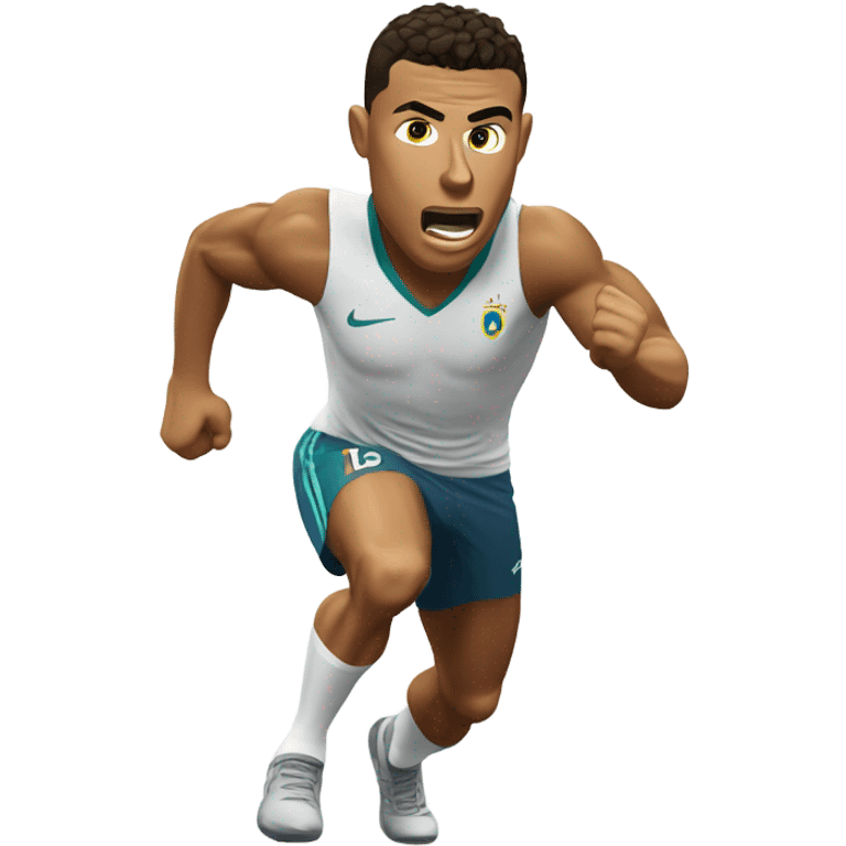 Ronaldo with Speed emoji