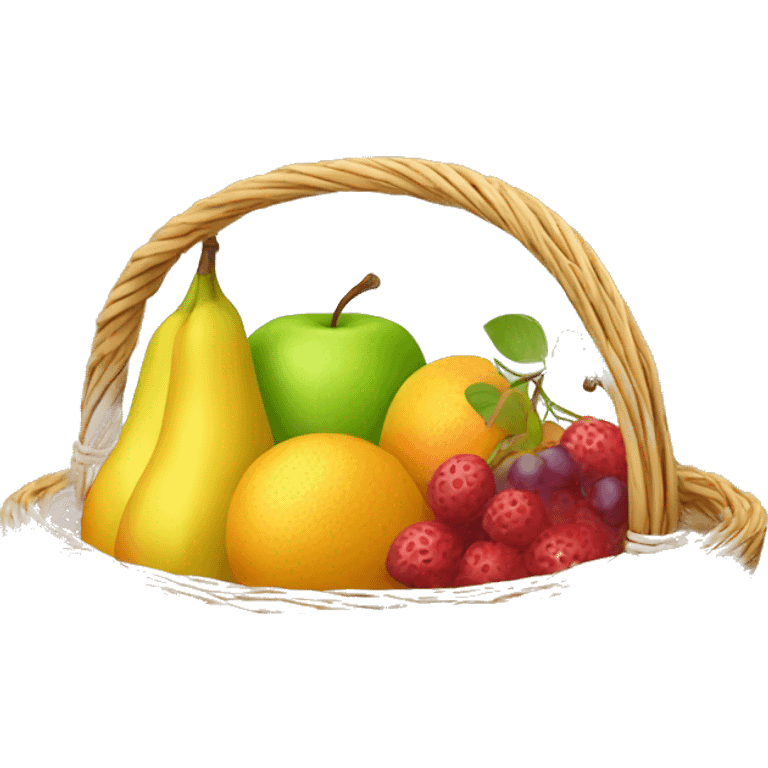 basket of fruits emoji