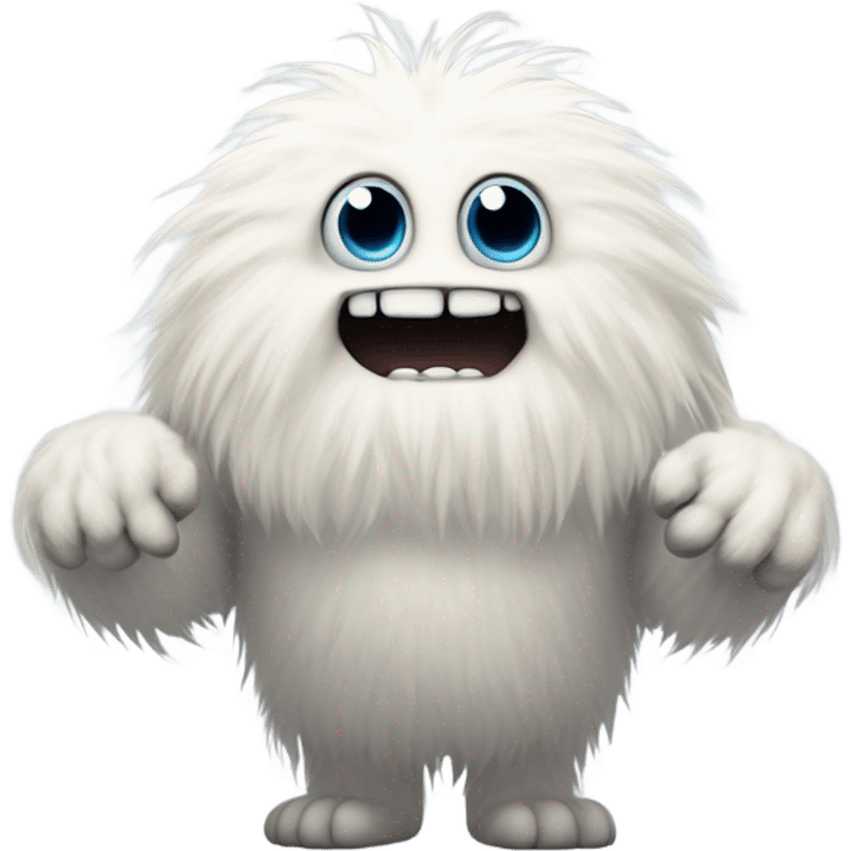 Abominable snowman emoji