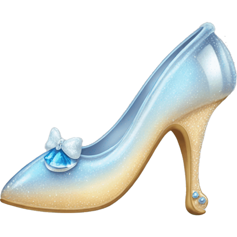 Glass slipper Cinderella emoji