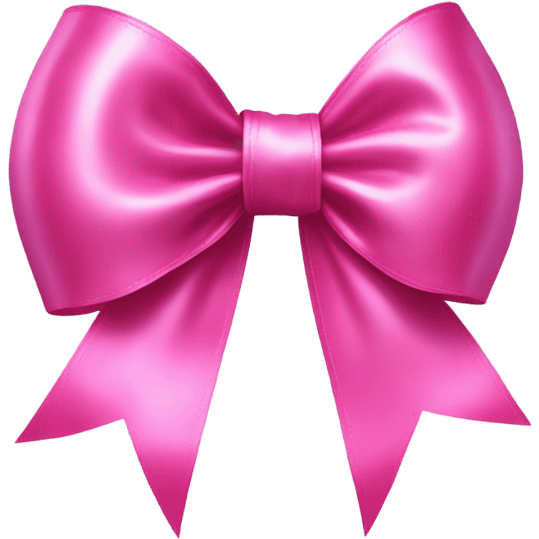 A pink bow  emoji