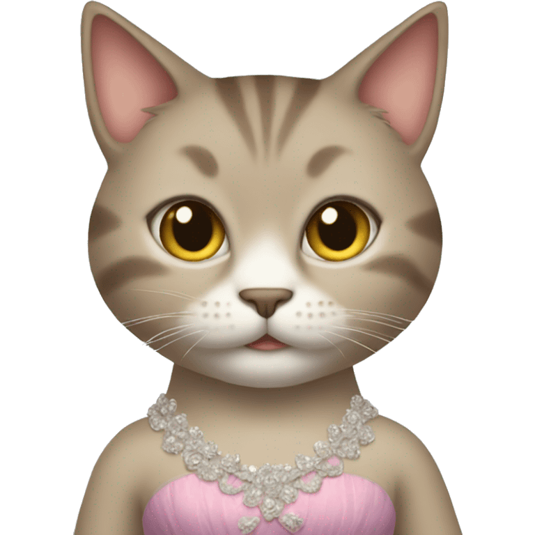 Cat in princess dress  emoji