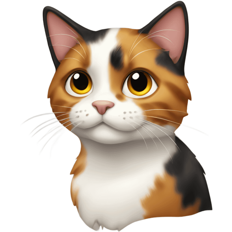 Calico cat emoji