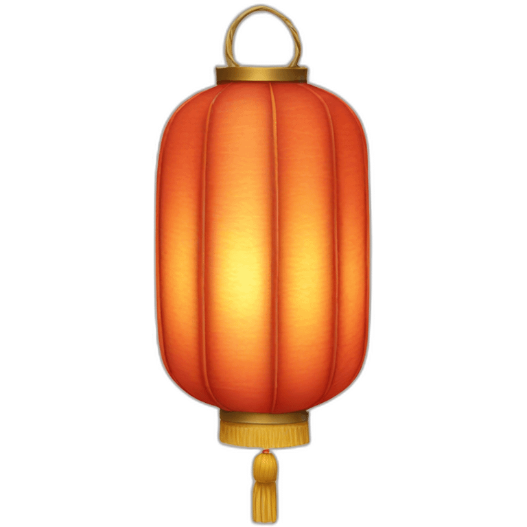 Chinese lantern emoji