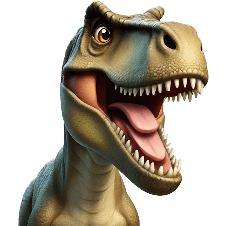 Realistic T. rex emoji