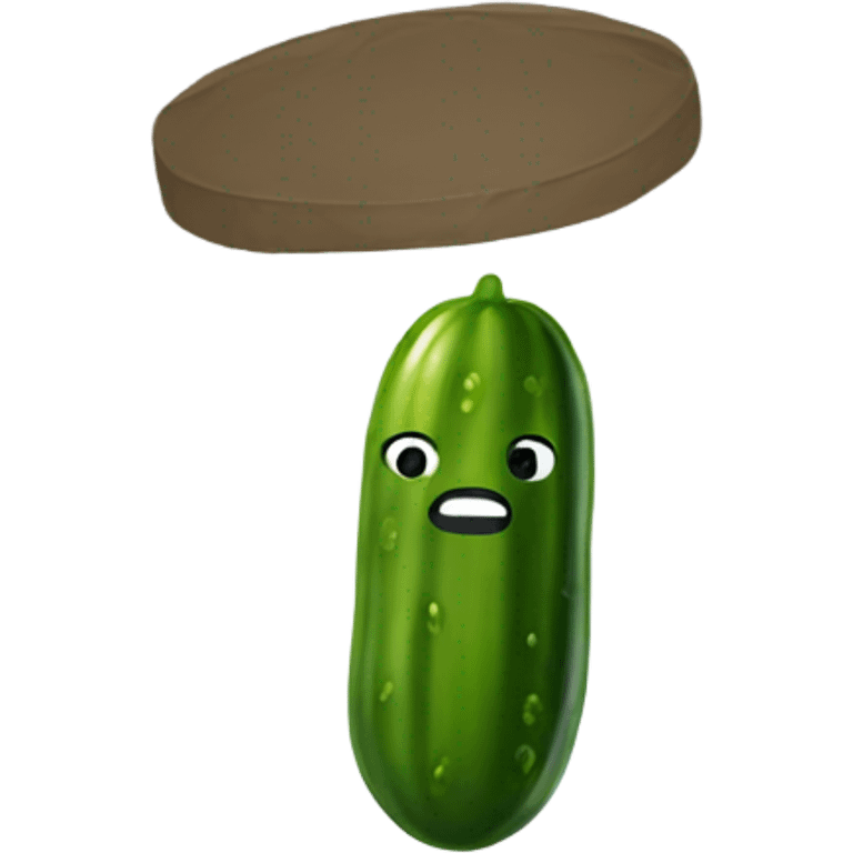 Pickle wearing sombraro emoji