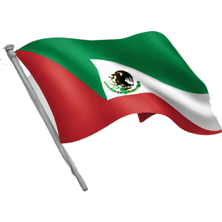 Mexican Flag emblem emoji