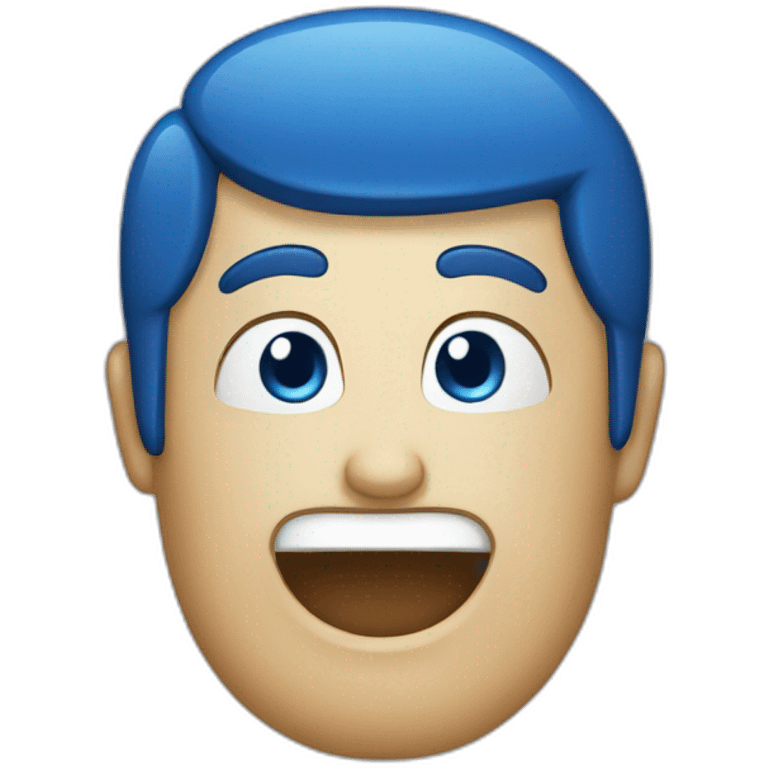 Blue callendar emoji