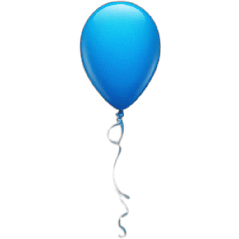 blue balloon  emoji