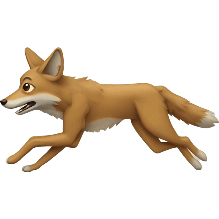 Coyote running emoji