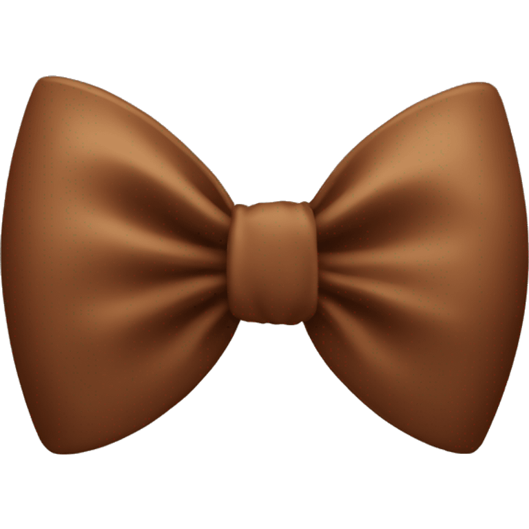 Brown bow  emoji