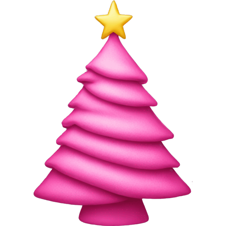 pink christmas tree emoji