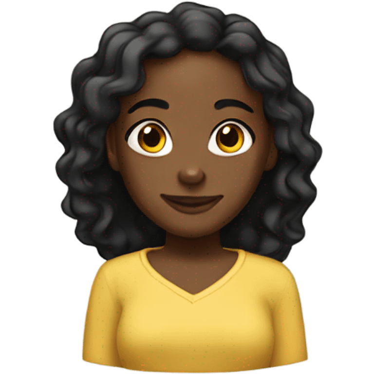 Black Christian girl emoji