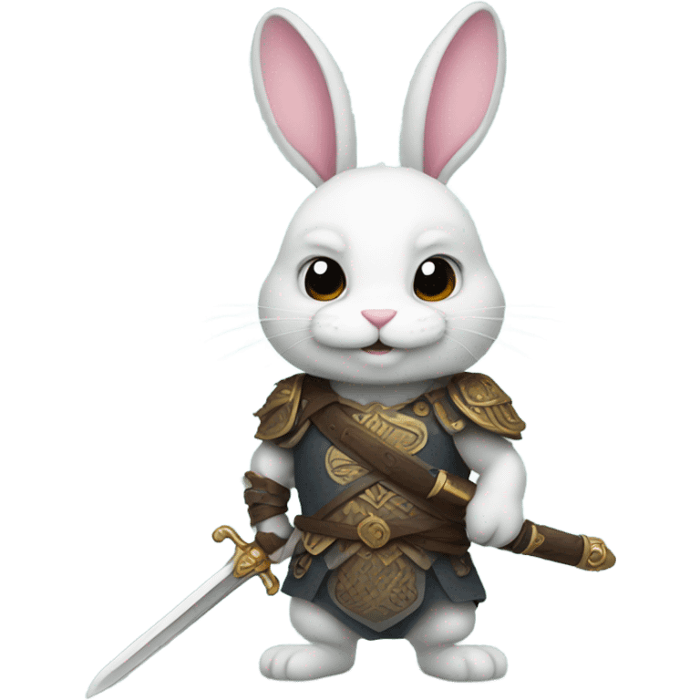 Bunny with a sword  emoji